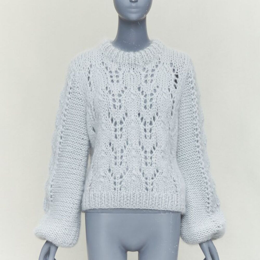 Ganni Mohair Wool Chunky Sweater